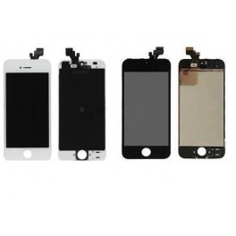 Vitre tactile + ecran LCD complet iPhone 5 noir ou blanc