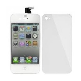 Forfait montage kit vitre ecran + face arriere iPhone 4 4s NOIR ou BLANC